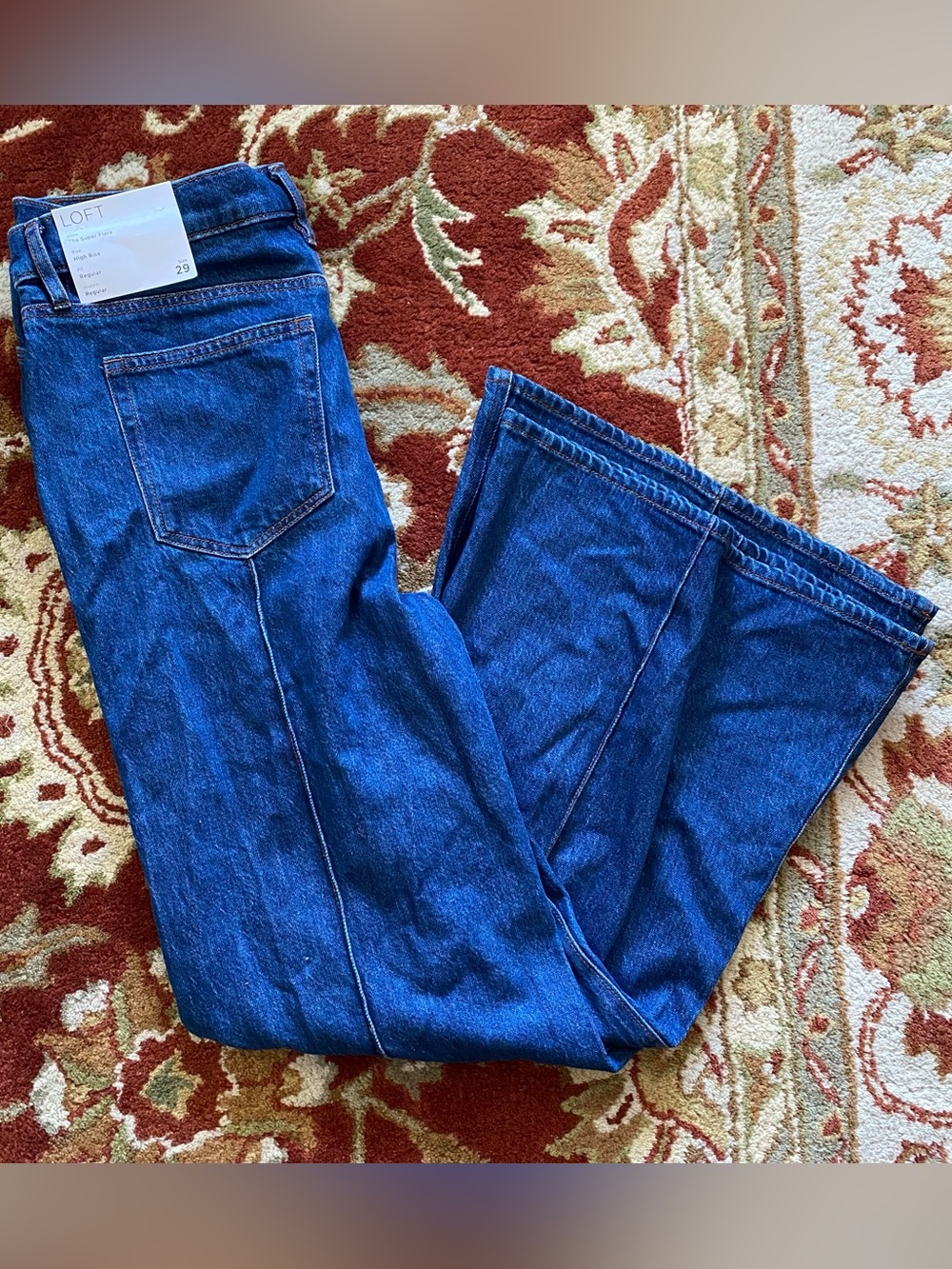 LOFT Super Flare High Rise Jeans – Size 29 – Regular Fit- Never Worn NWT